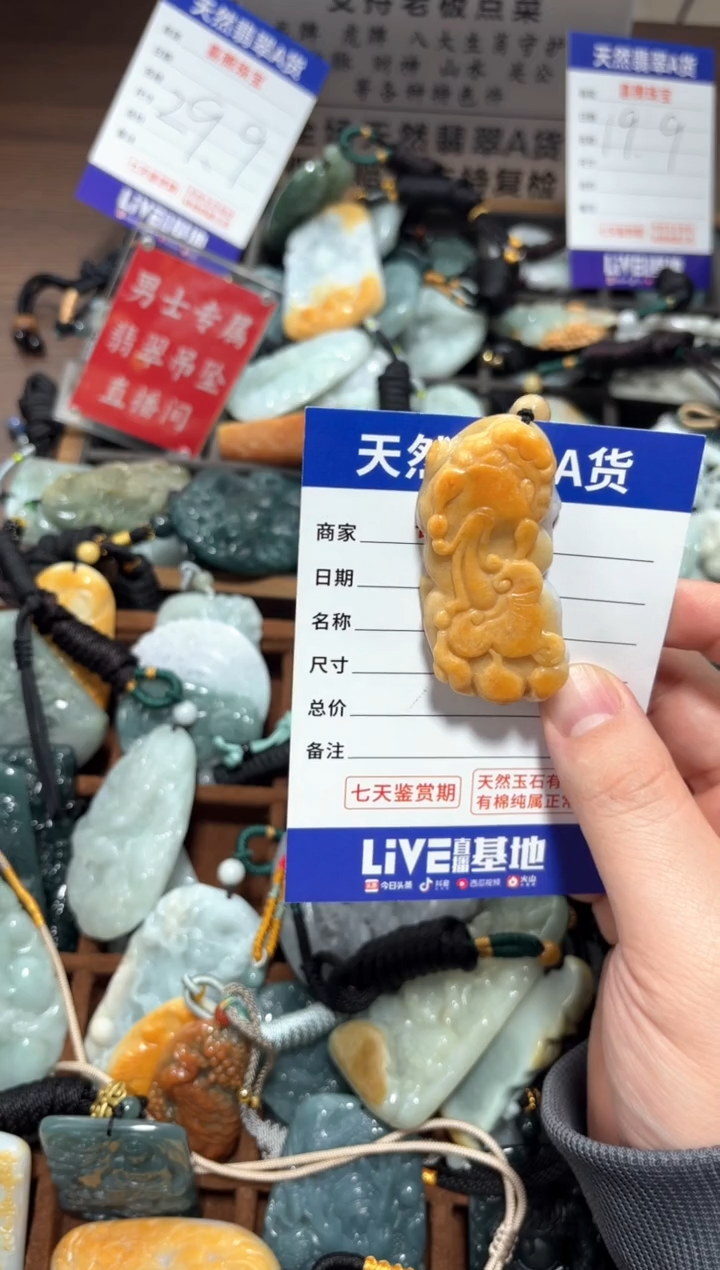 【闪购商品】翡翠颈饰未镶嵌 翡翠 颈饰 未镶嵌