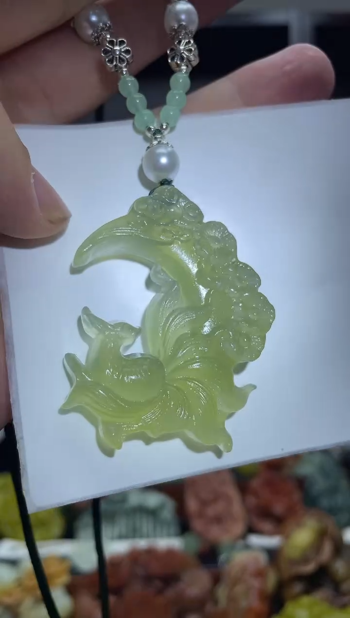 岫玉未镶嵌吊坠·多样性发货*拍一发一