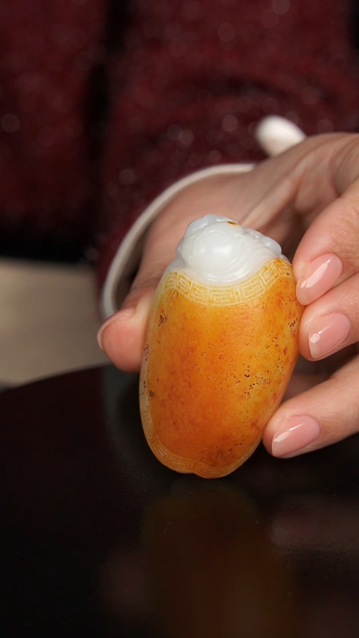 【闪购商品】和田玉把件未镶嵌龙龟把件