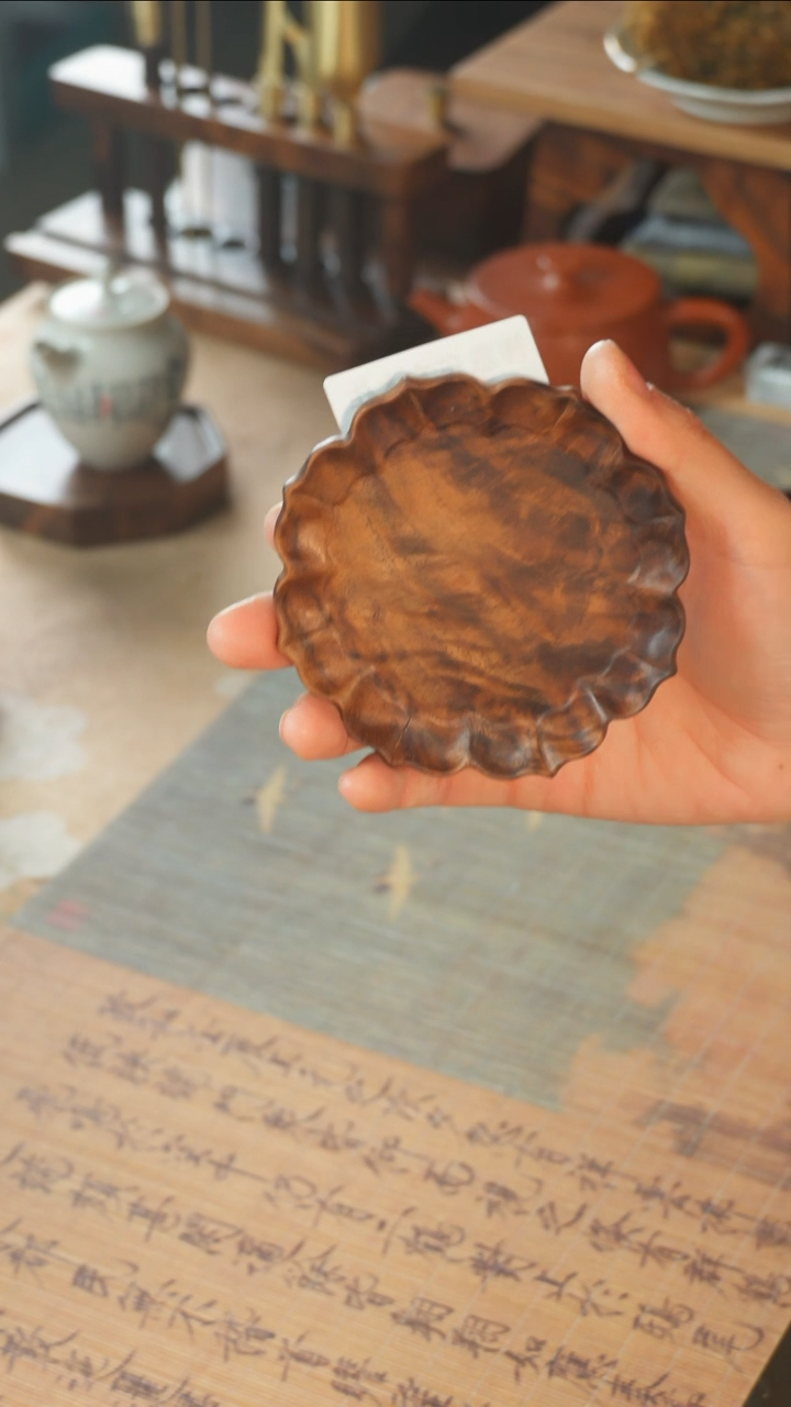 【闪购商品】北美黑胡桃木茶盘100