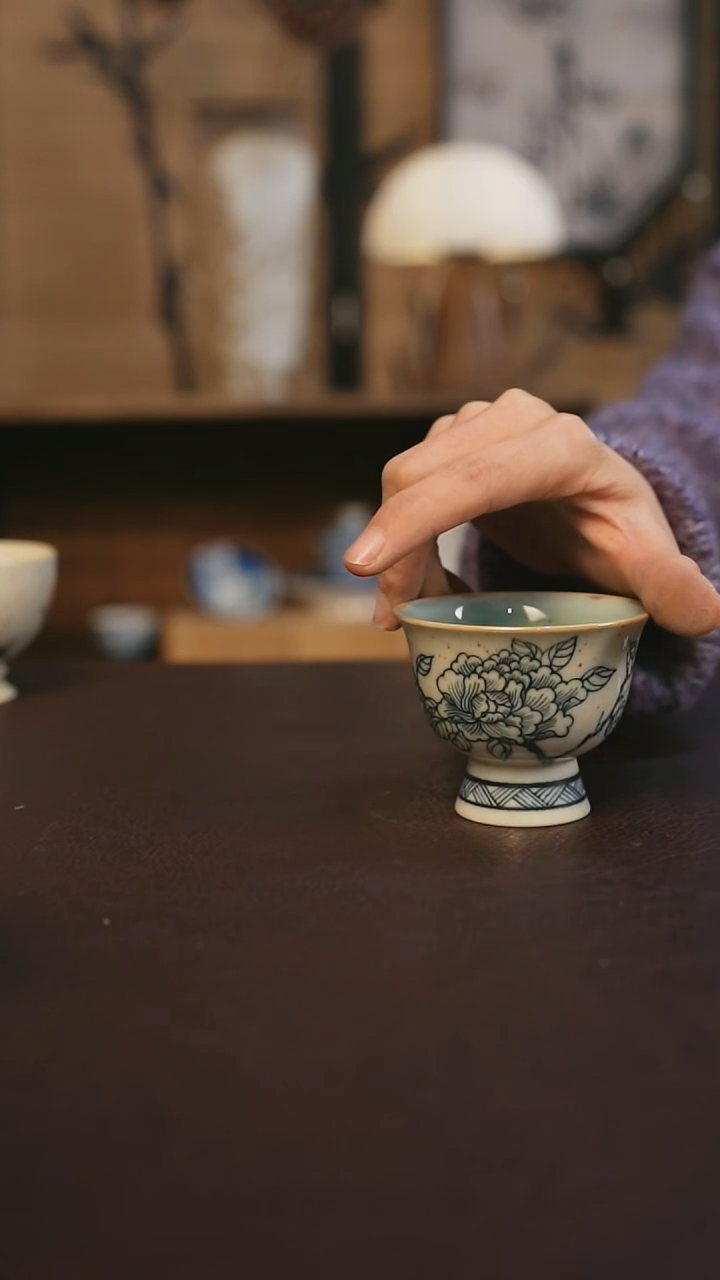 【闪购商品】景德镇陶瓷杯碗柴烧多人