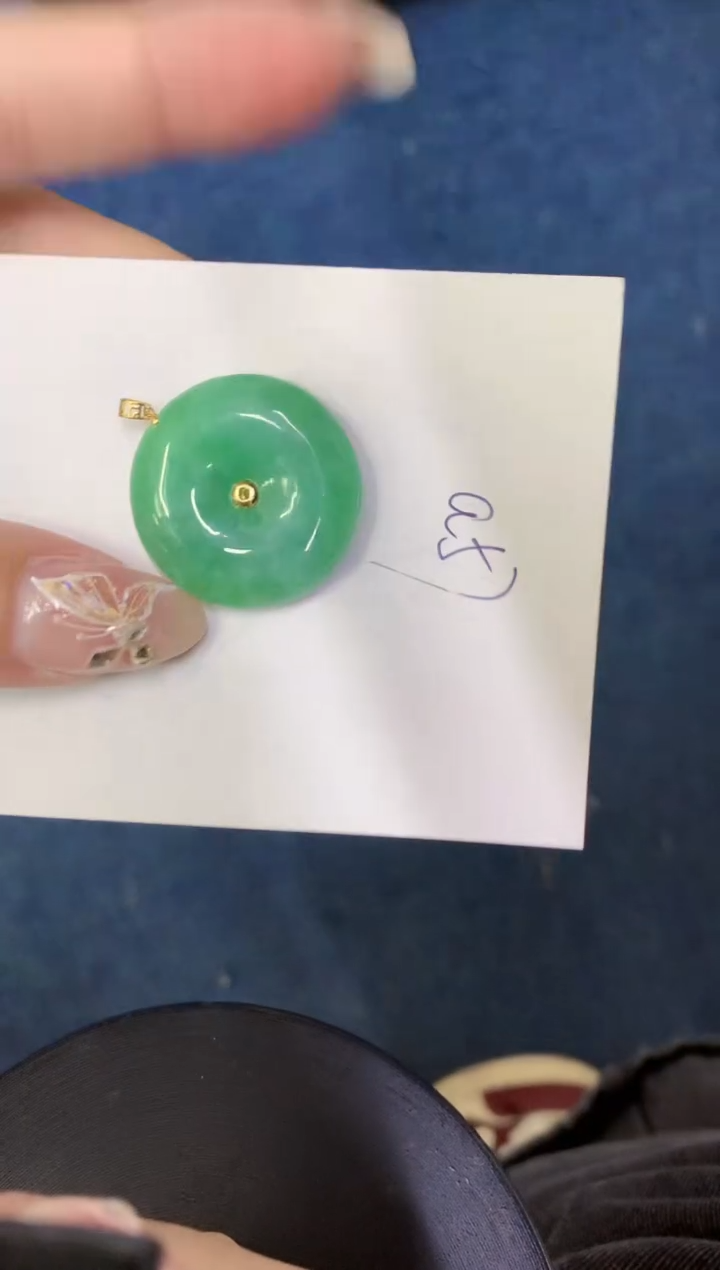 【闪购商品】翡翠颈饰18K金镶嵌000000000000