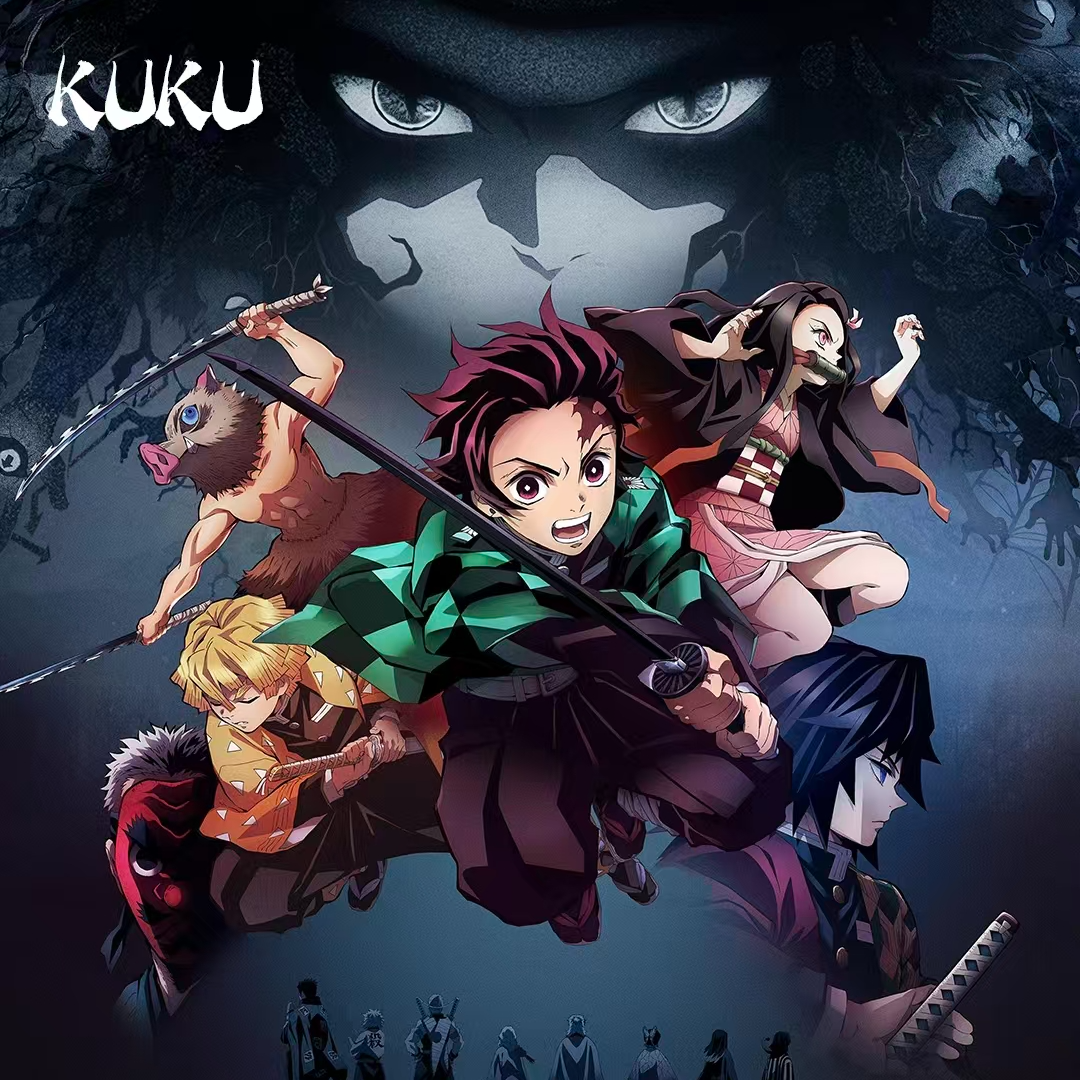 【玩法平拆】kuku鬼灭之刃金属卡盲盒