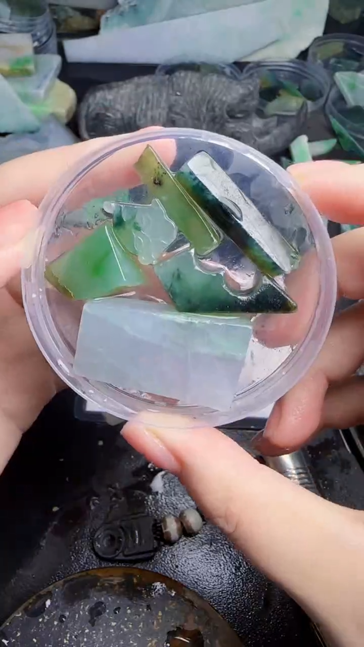 未镶嵌挂件翡翠壹天然翡翠022