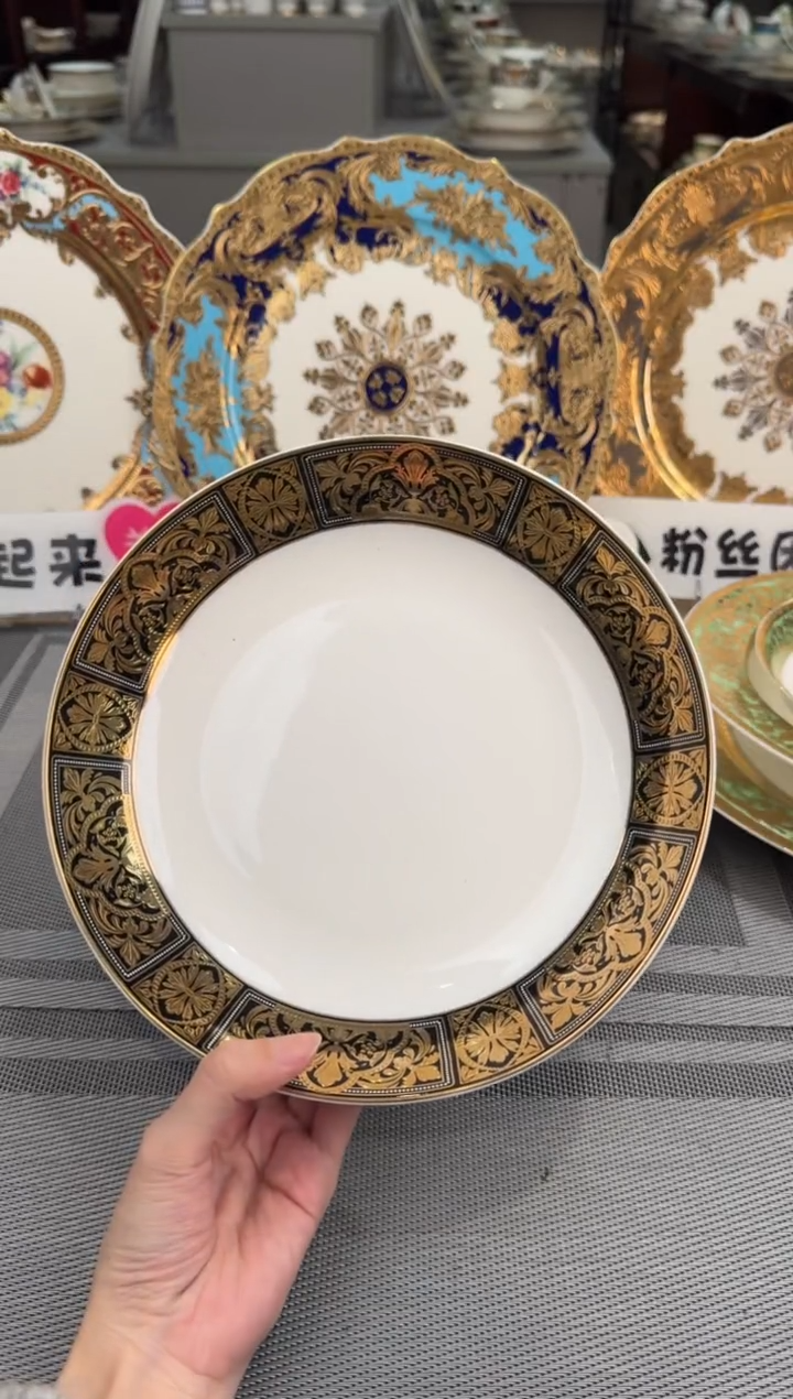 【闪购商品】瓷片8英寸菜盘福利价2个尾单