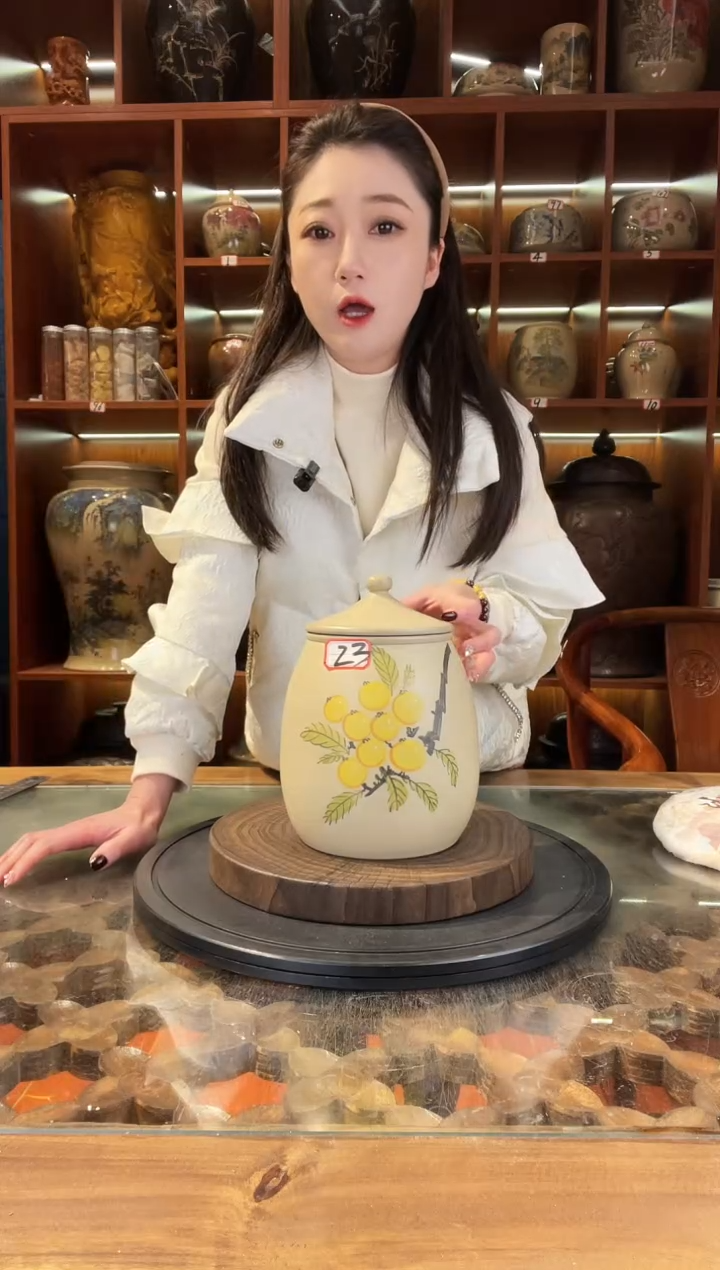 【闪购商品】缸云南建水紫陶白泥小茶罐@23