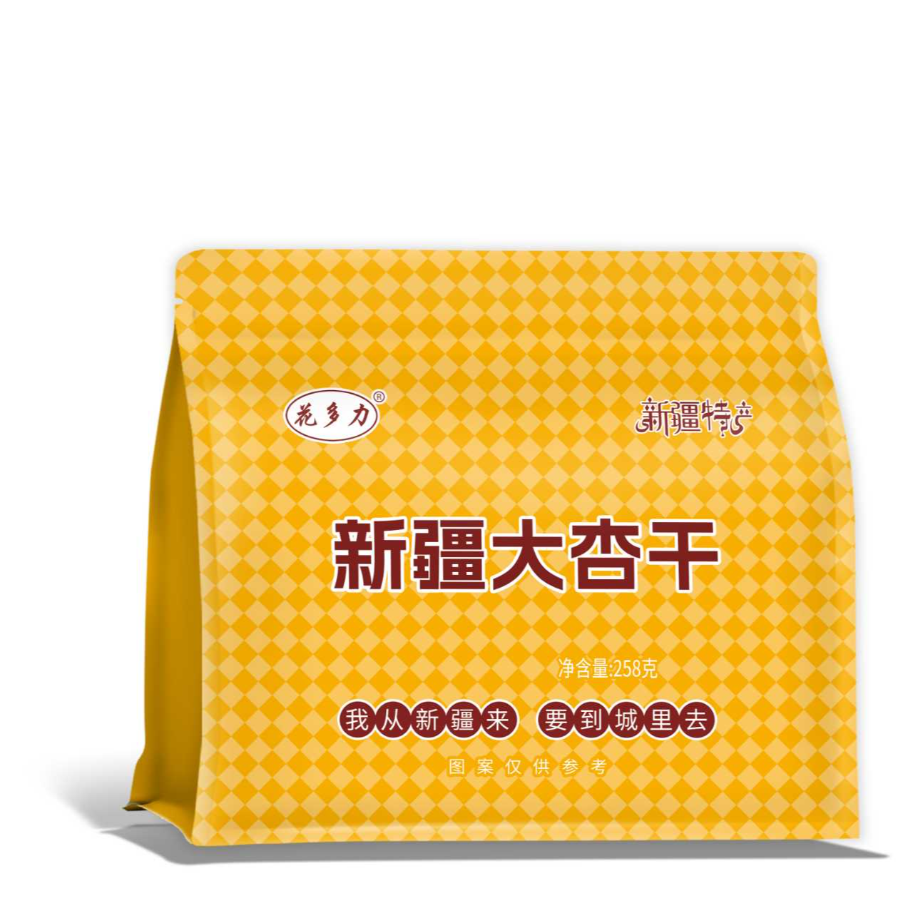 花多力新疆大杏干 258g/袋自然酸甜浓郁果香休闲零食