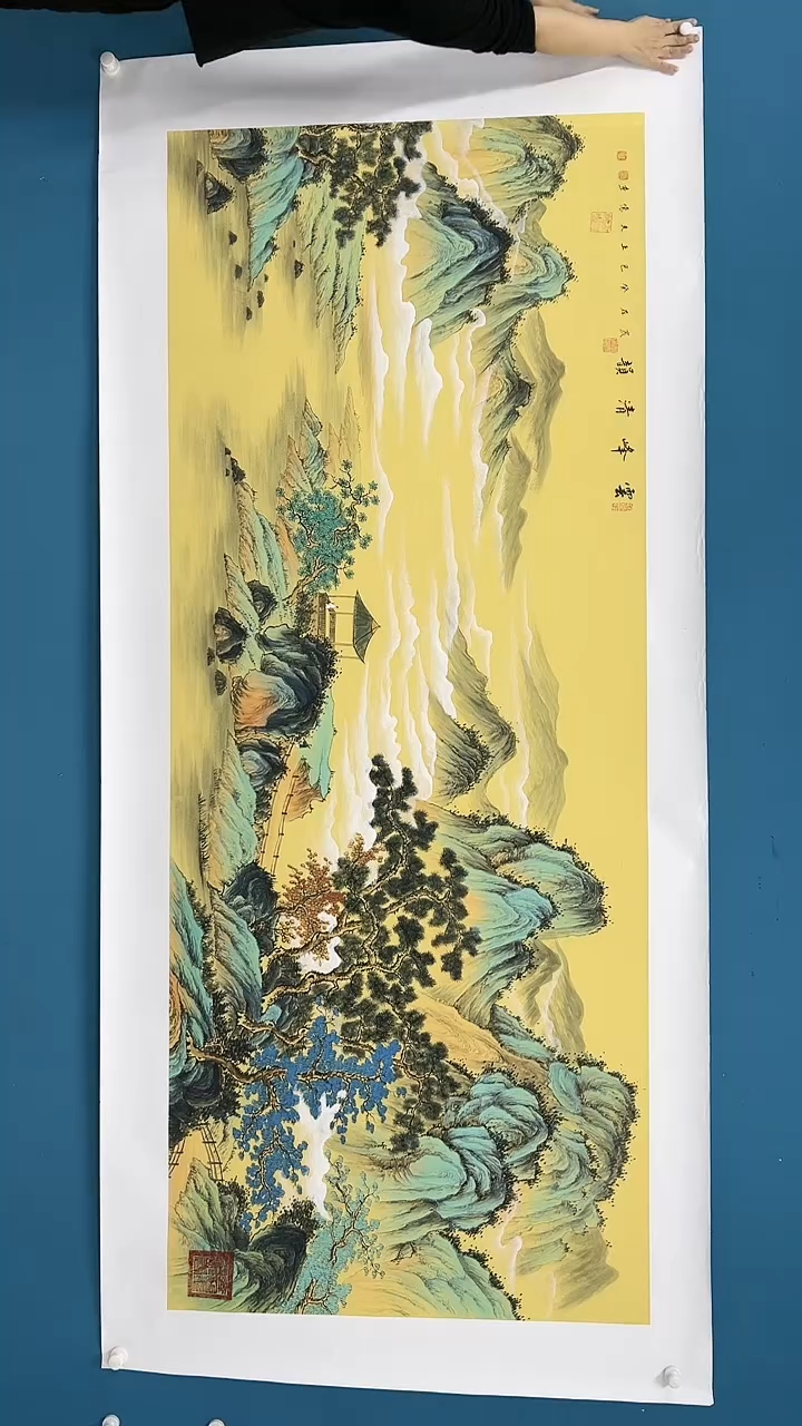 【闪购商品】国画2.26-甄选-王夫怀-6尺红原-99
