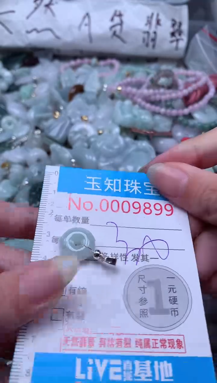 翡翠未镶嵌吊坠(不含链)9899