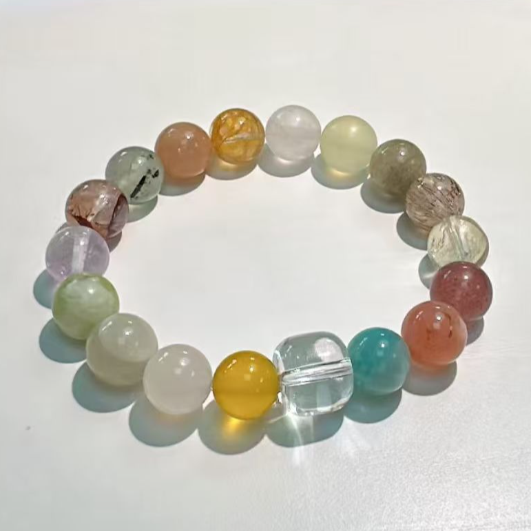 水晶手串【直播间开】天然水晶玉石多宝挖一挖，一单一拆