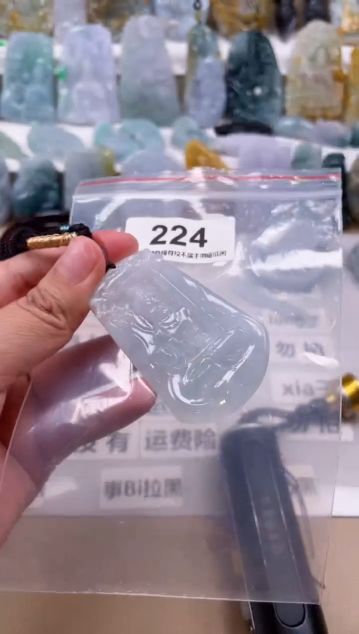 【闪购商品】翡翠颈饰未镶嵌天然缅甸A货翡翠224