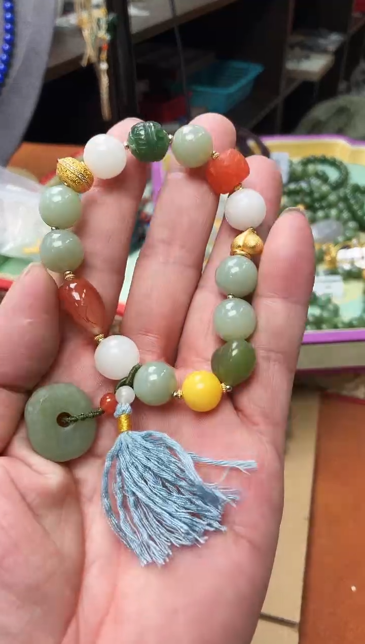 未镶嵌手串和田玉X76
