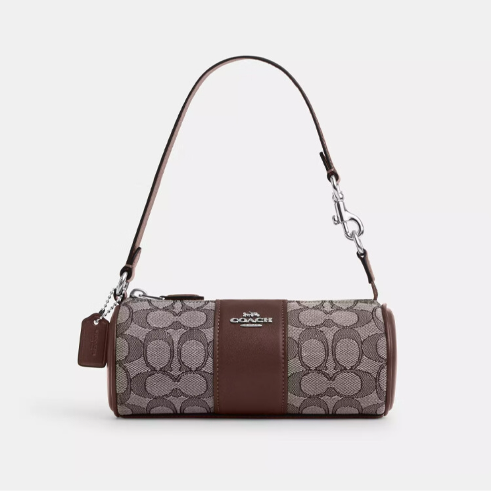 COACH NEW YORK/蔻驰NOLITA棕色笔筒包女士经典手提包