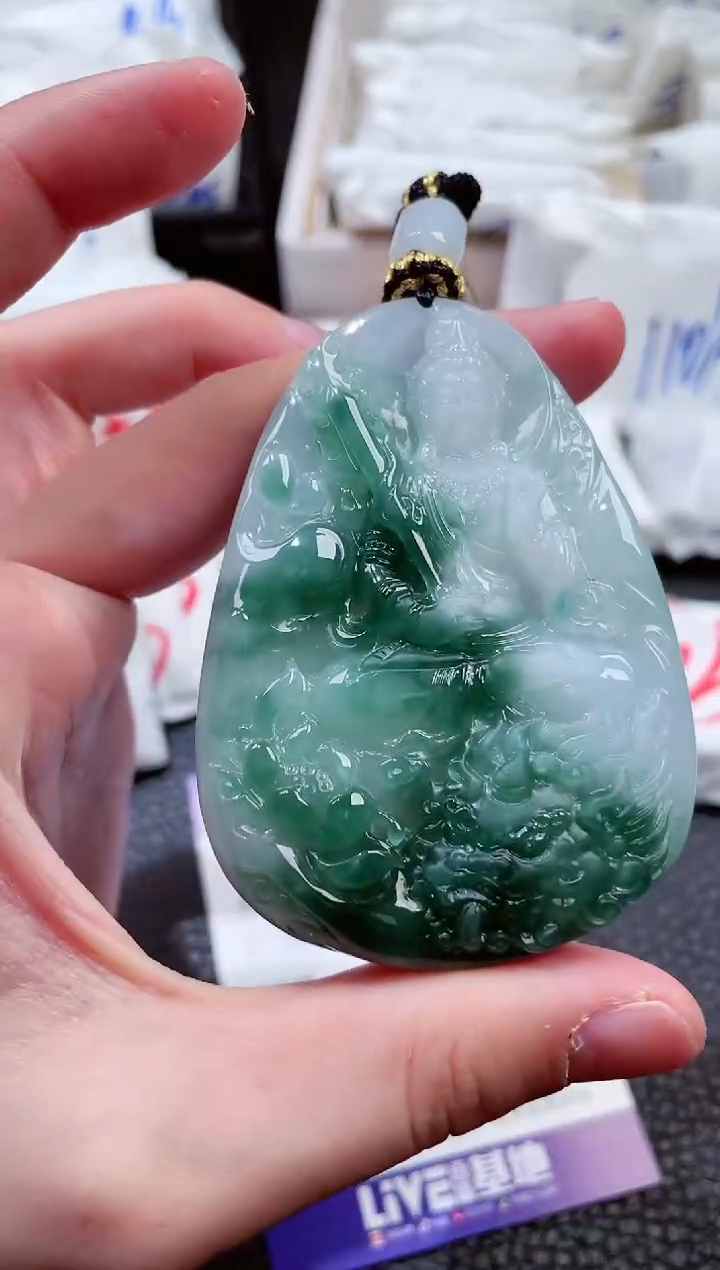 【闪购商品】翡翠未镶嵌颈饰00003460文殊