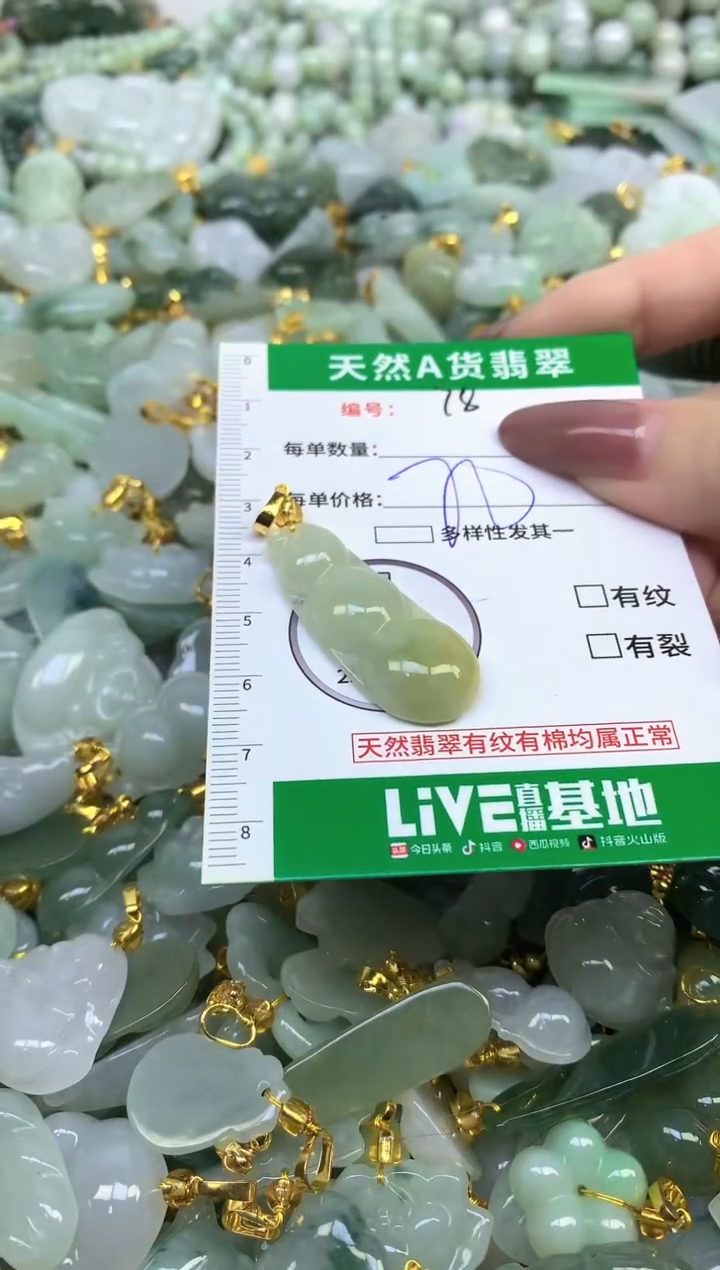 颈饰未镶嵌翡翠纯天然缅甸A货翡翠