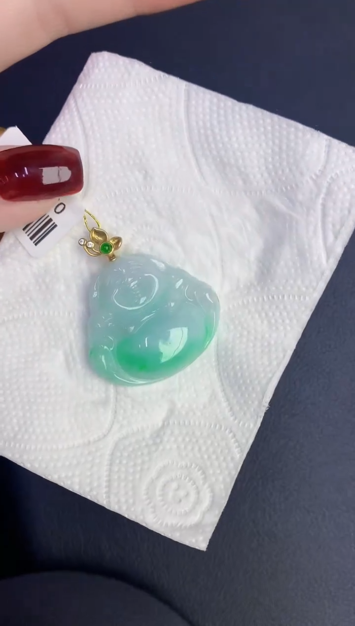 颈饰未镶嵌翡翠缅甸天然翡翠a货