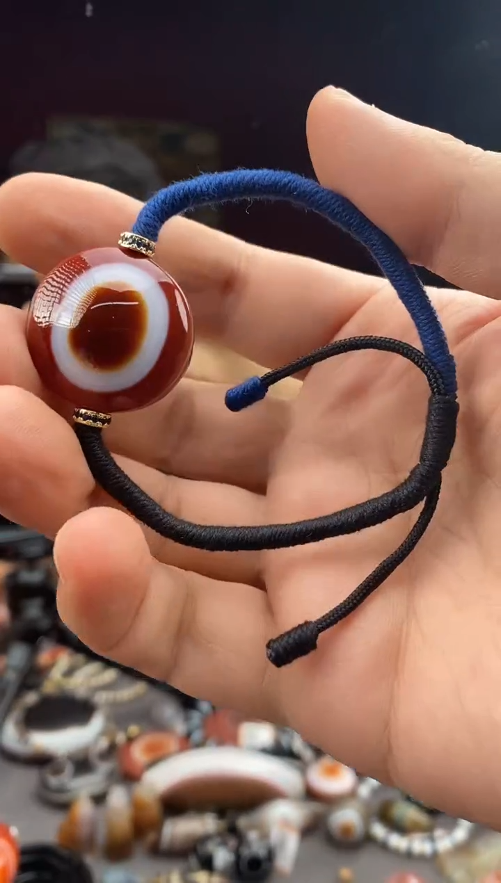 玛瑙/玉髓颈饰未镶嵌-1123 -84 颜色状态多样性发