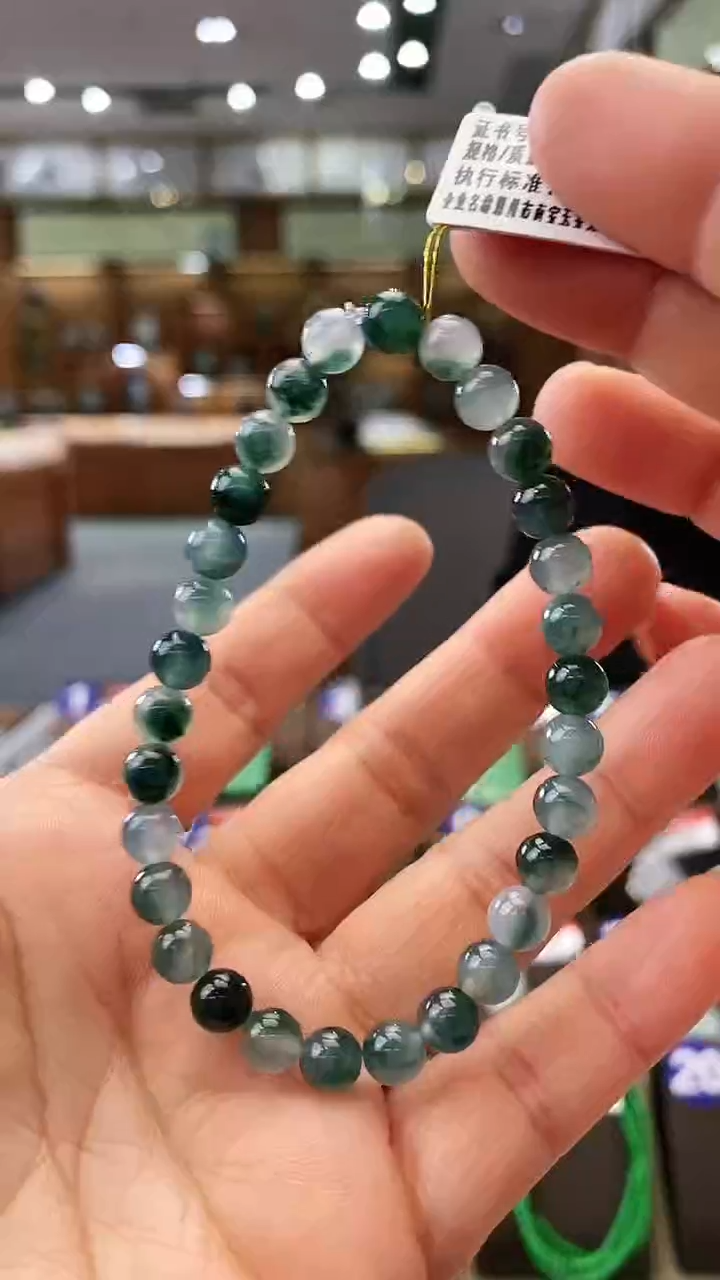 【闪购商品】翡翠手串未镶嵌6mm手串