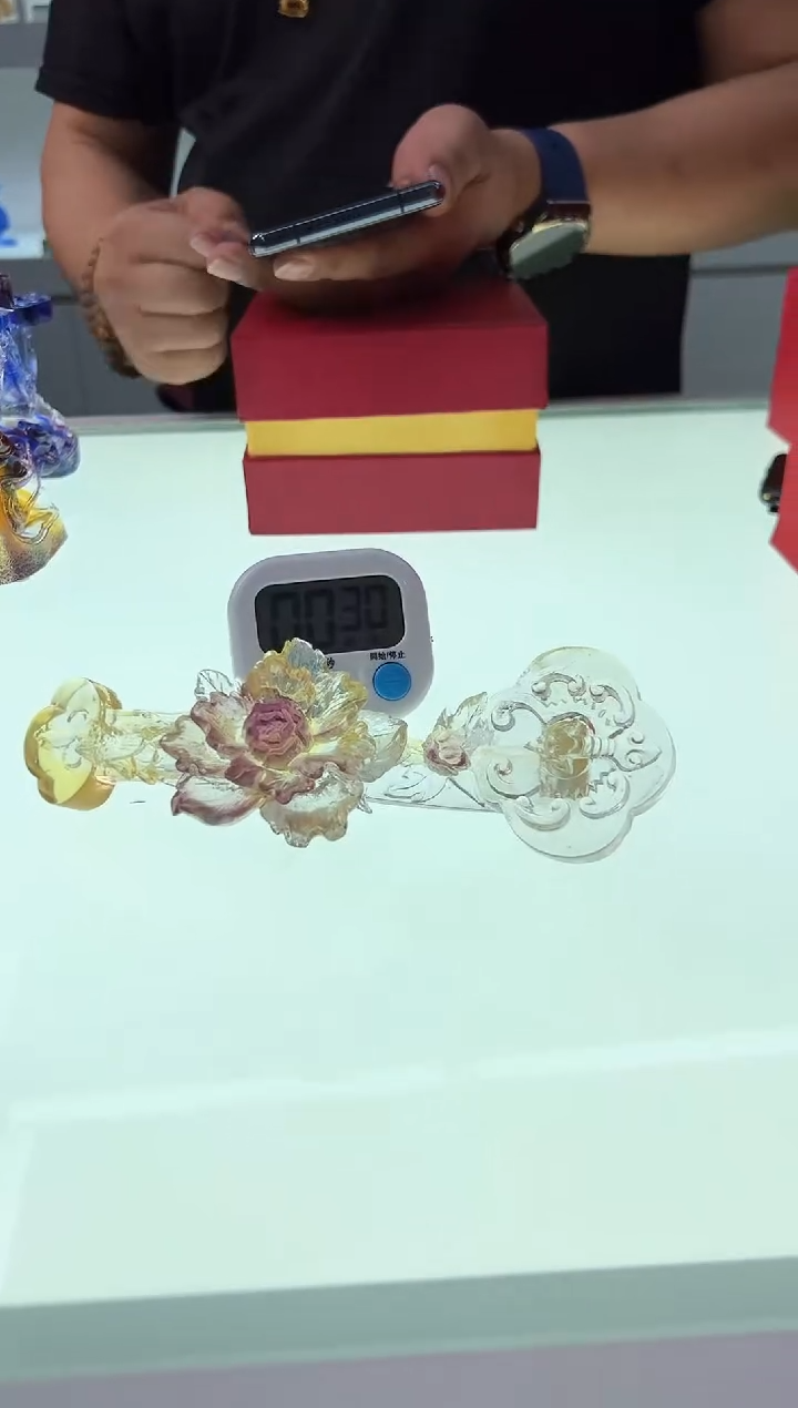 【闪购商品】泥塑古法琉璃如意摆件