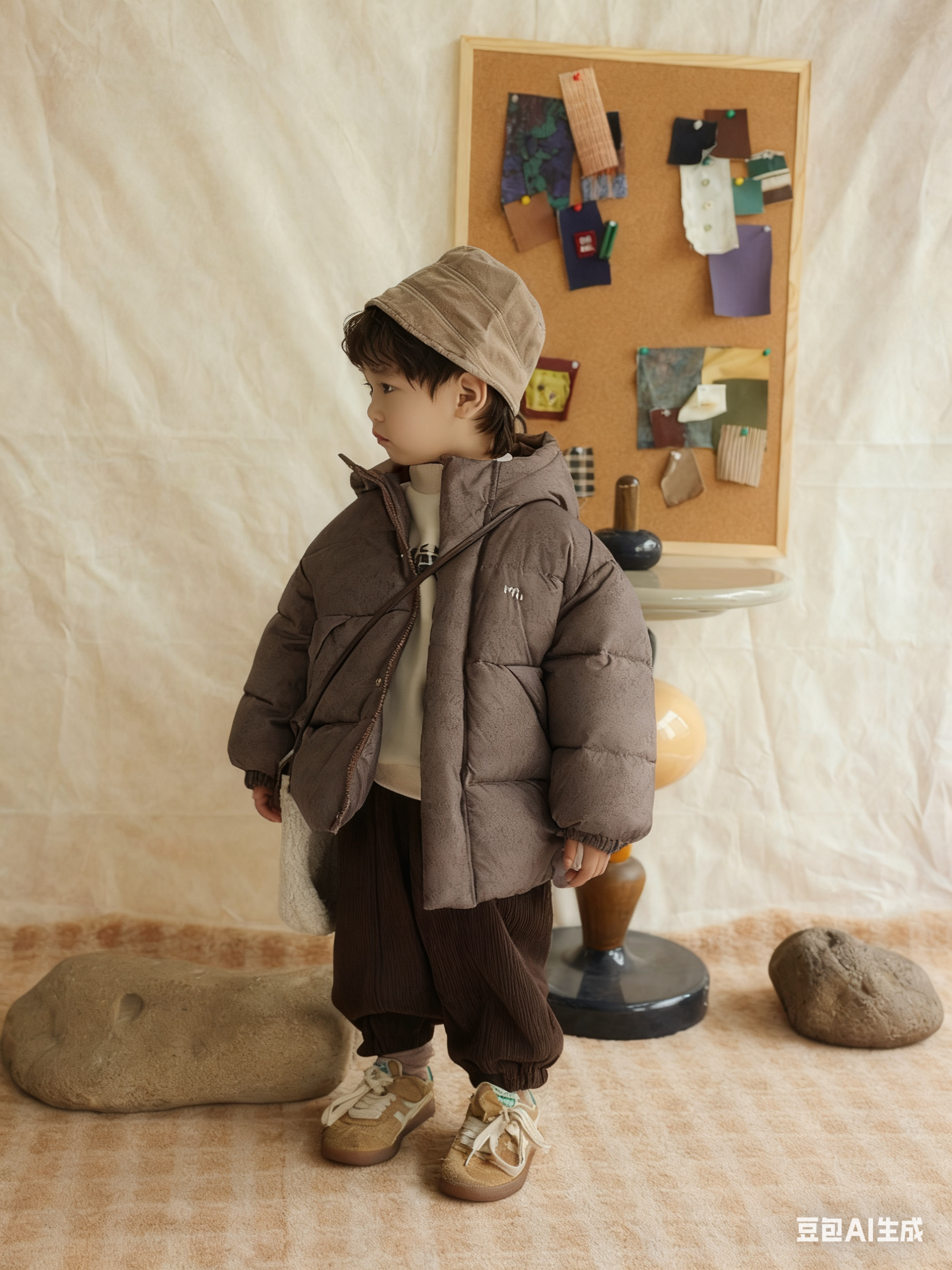 【扣号＋备注】古力家厚款男女通用冬季100宝宝纯色休闲风洋气棉服