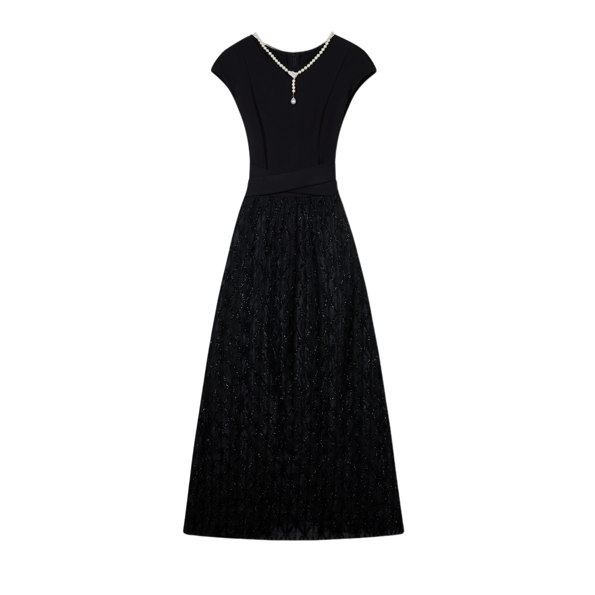 MavenMirene2025夏季新款收腰显瘦长设计师款连衣裙新8808款