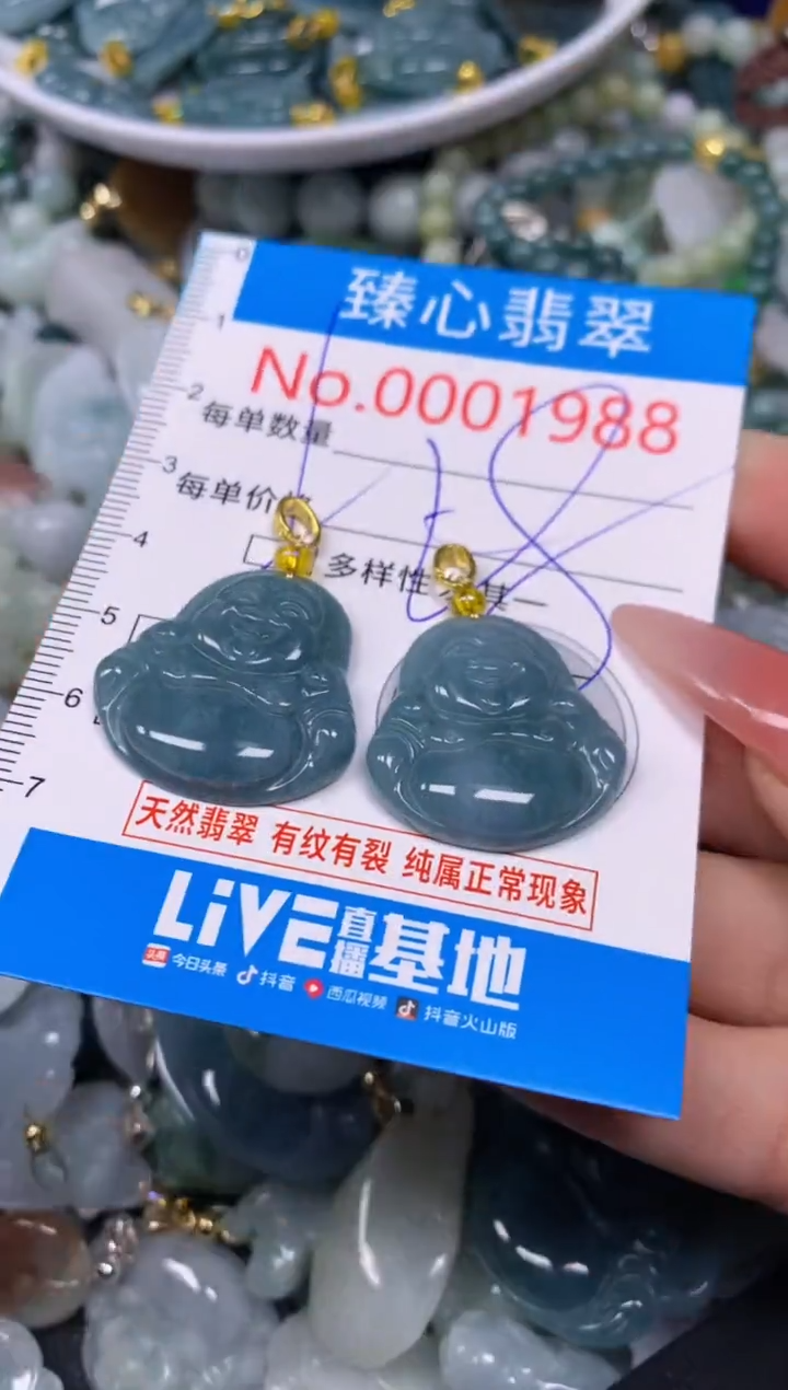 【闪购商品】翡翠颈饰未镶嵌含绳0001988