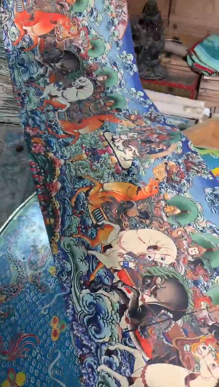 卷轴画 路路的唐卡tk160