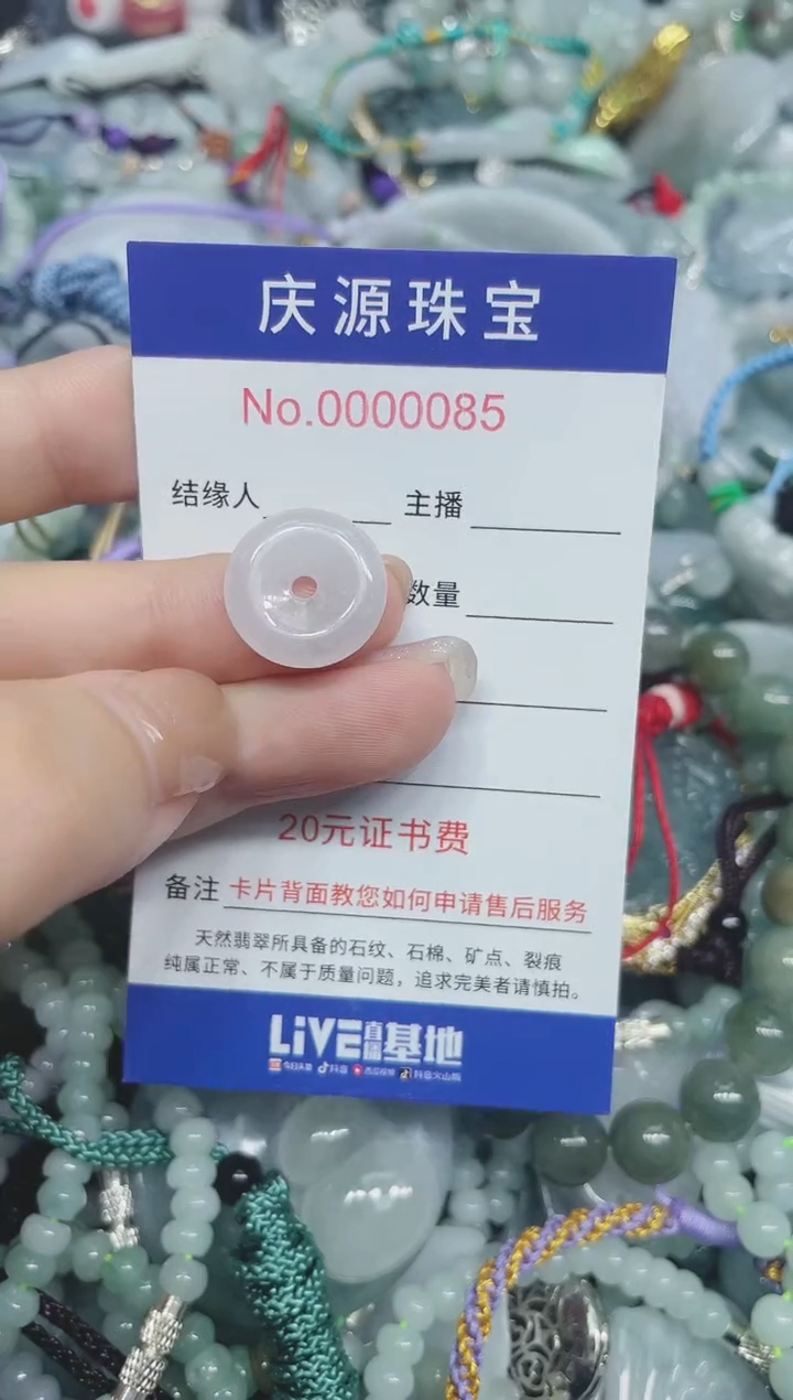 翡翠未镶嵌颈饰004