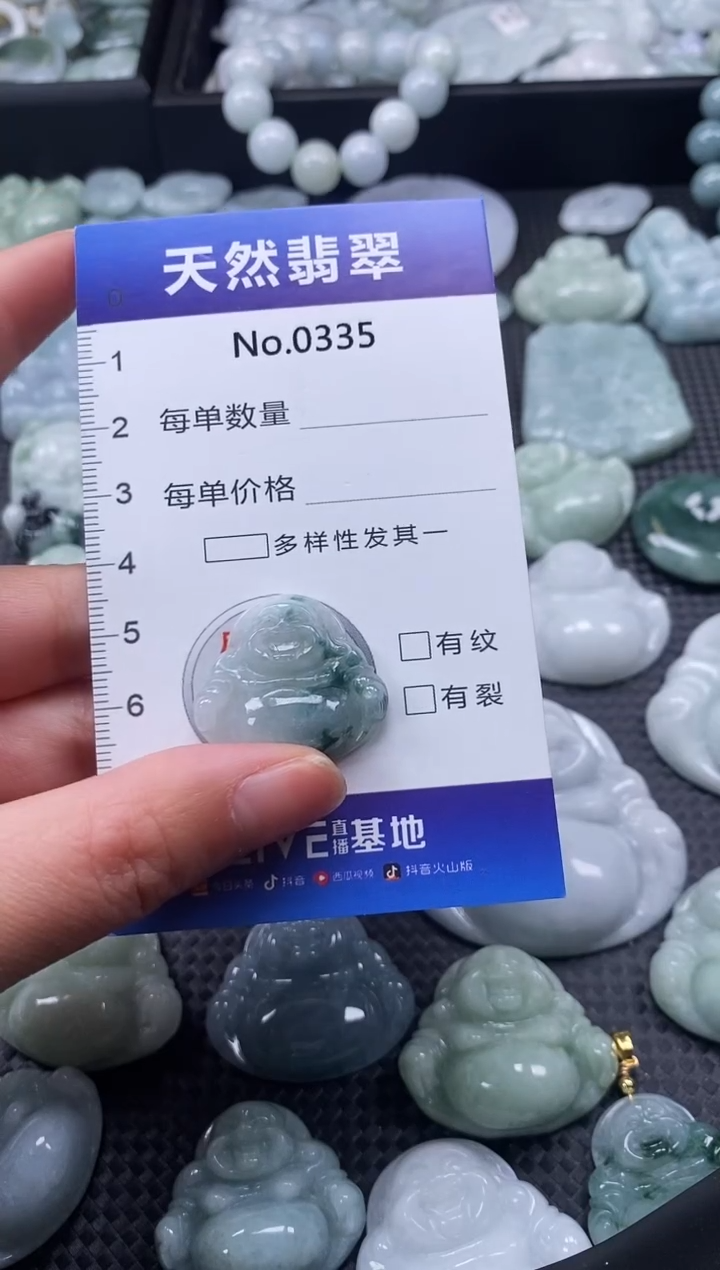 【闪购商品】翡翠颈饰未镶嵌缅甸A货翡翠0335