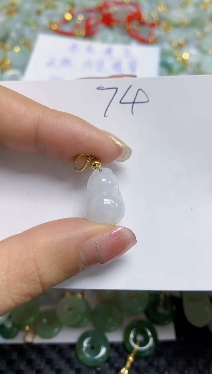 【闪购商品】翡翠颈饰合金天然A货翡翠