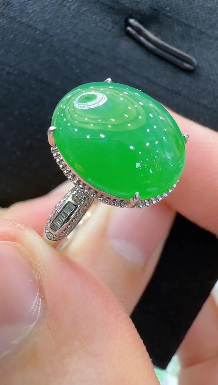 【闪购商品】翡翠戒指18K金镶嵌多样性团购发一件