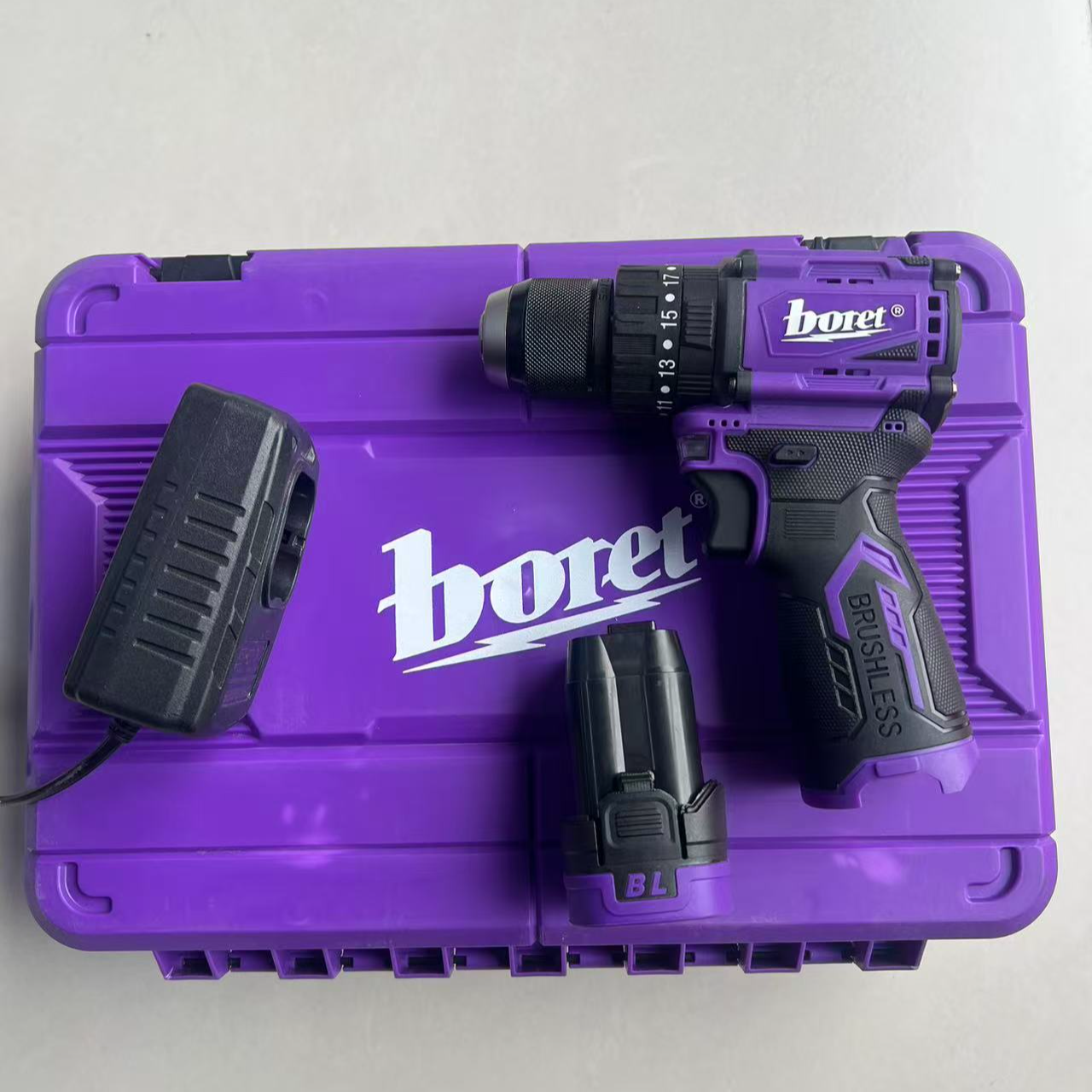 伯尔特智能脉冲東科款三功能无刷锂电钻纯铜无刷小钢炮冲击电钻