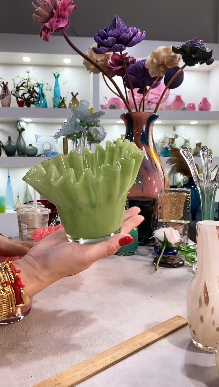 慕忆家手作琉璃花瓶