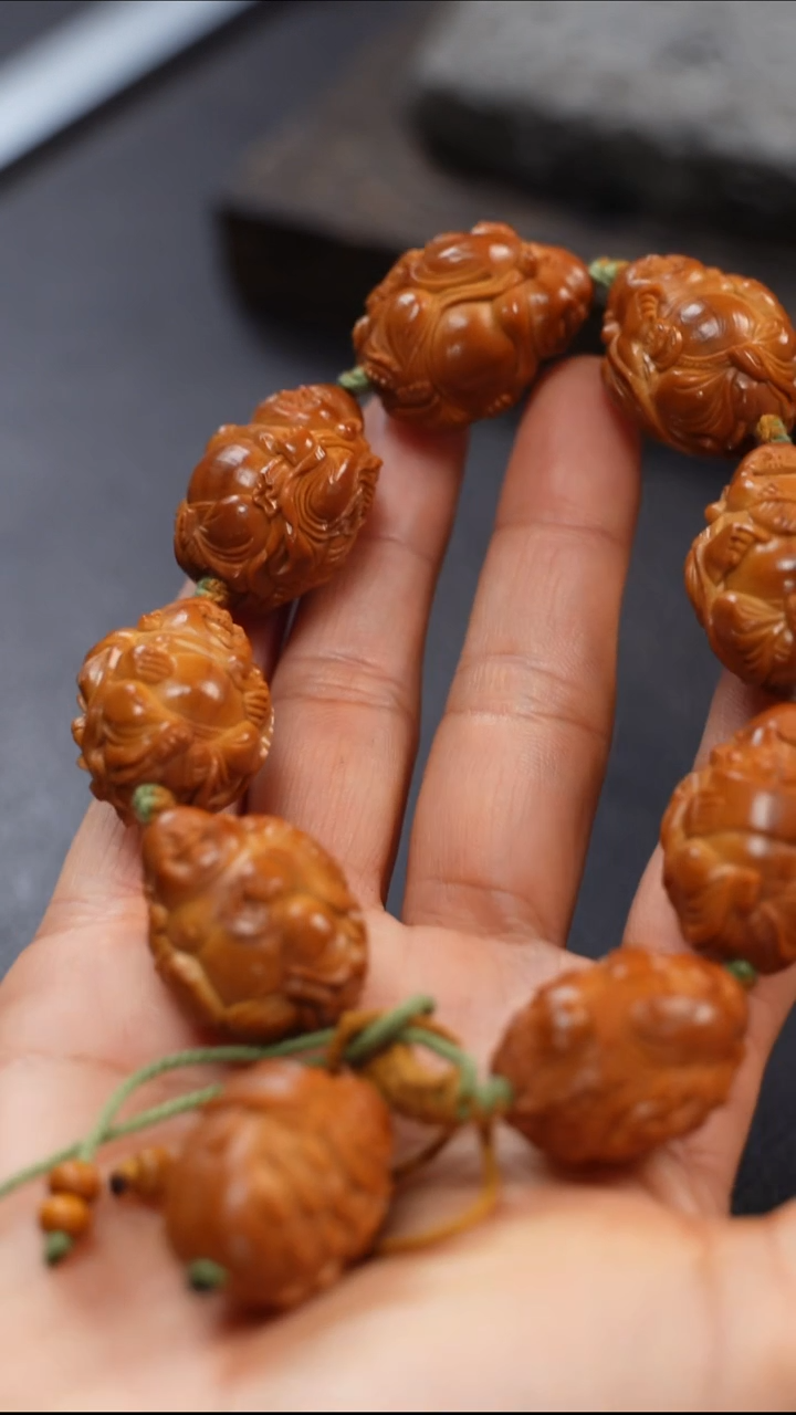 手串/手链橄榄核味*九林核雕文玩作品