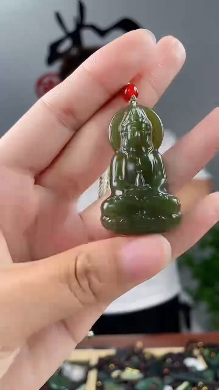 和田玉未镶嵌颈饰拍一发一，多样性发货