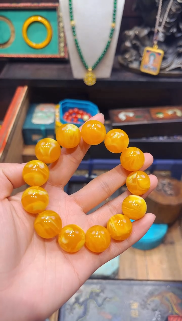 【闪购商品】蜜蜡裸石未镶嵌欣妹专属精选链接b5606