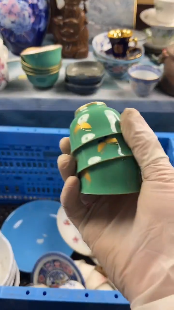 瓷片饭*亲英歌瓷器满28包邮