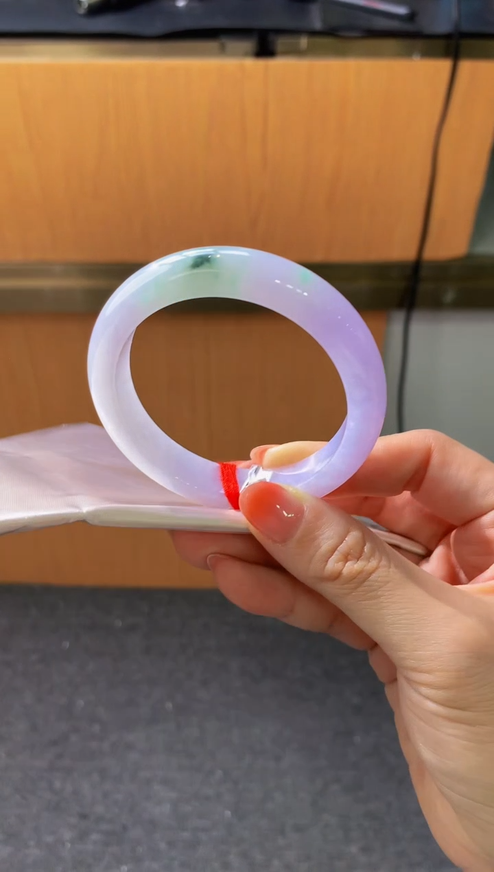 未镶嵌手镯翡翠-Y80 圈口53.2 