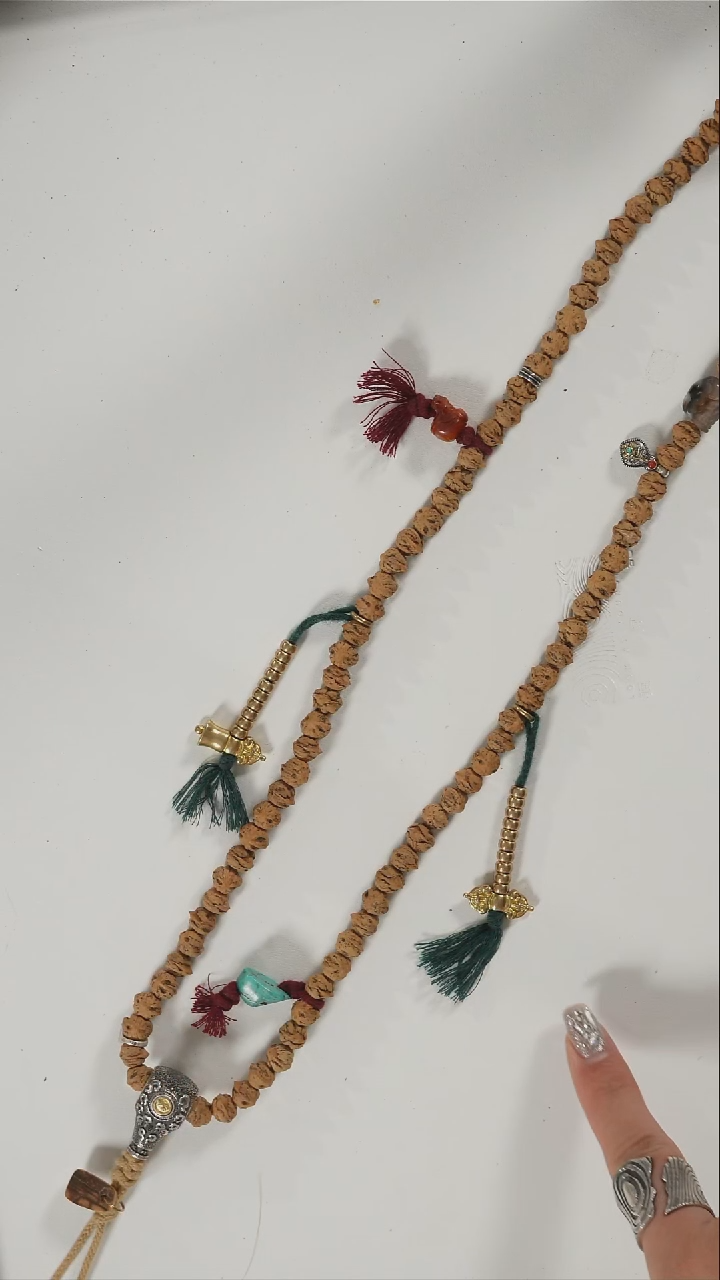 柏香籽/百香籽手串【葡萄亲搭】藏式简约横打百香籽精品长串