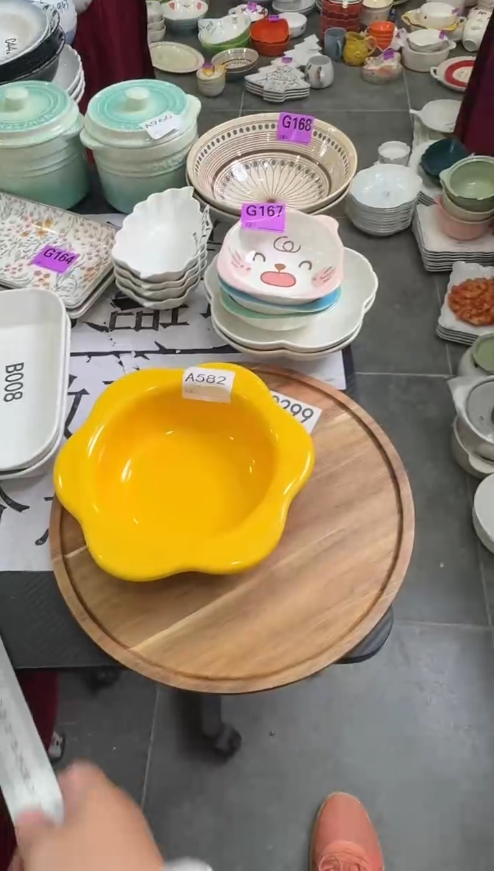 摆件陶A582-1个 陶瓷餐具库存微瑕