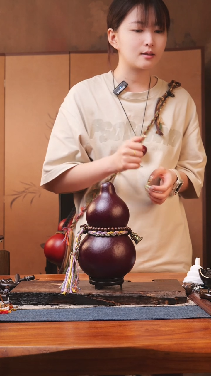 1509号精品大漆葫芦防腐防渗装水茶酒