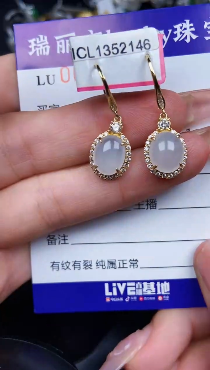 翡翠银S925镶嵌颈饰9695