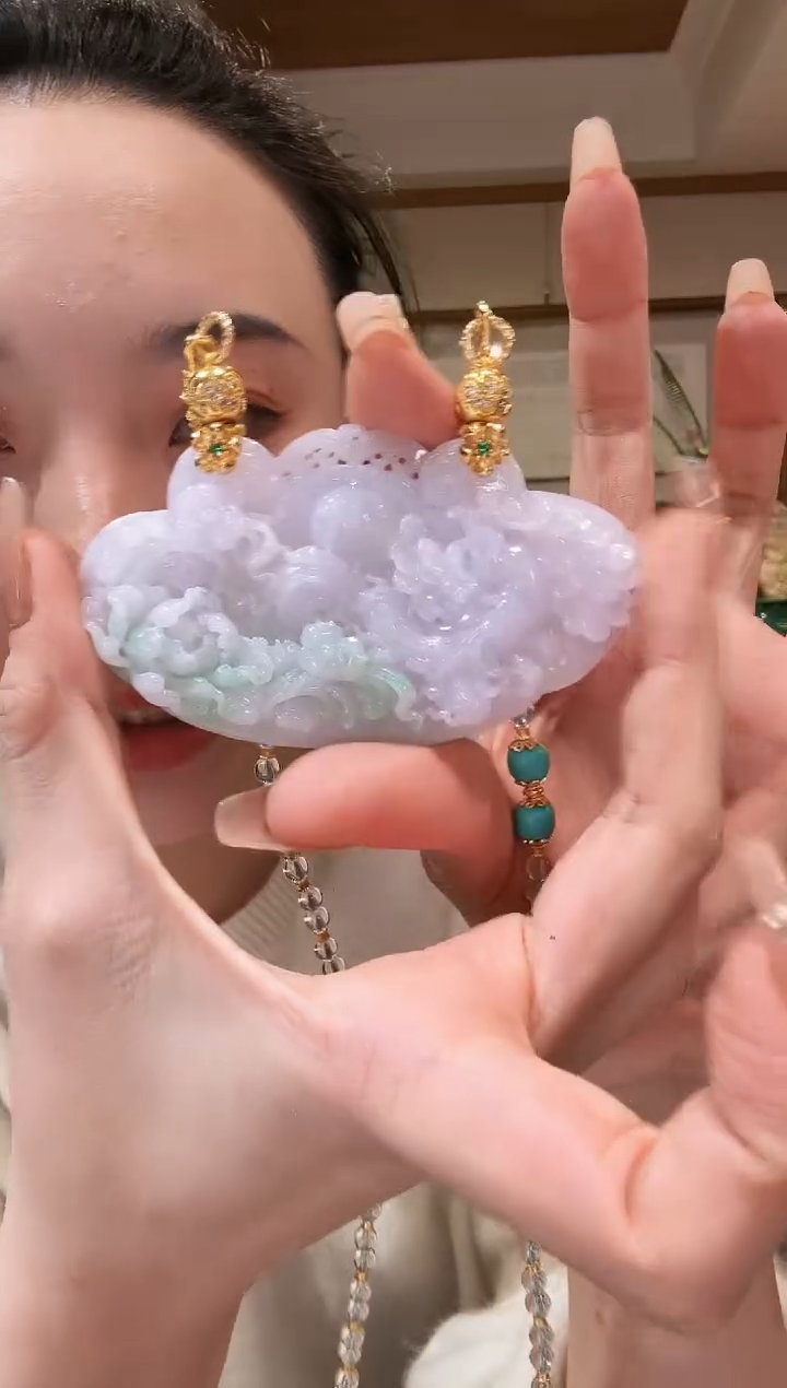 【闪购商品】翡翠颈饰未镶嵌国风