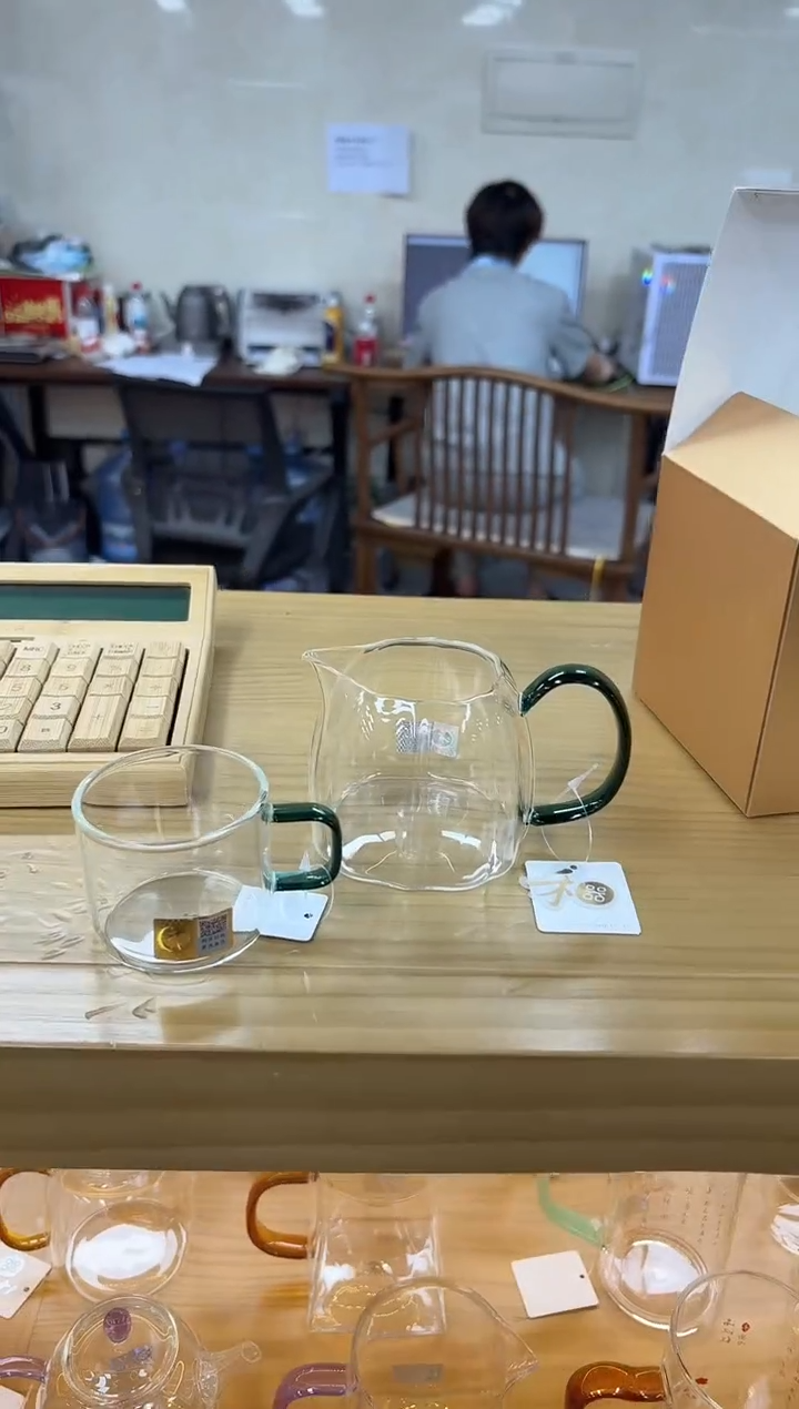 禾器倾妍茶海墨绿色+禾器清禾杯一个装