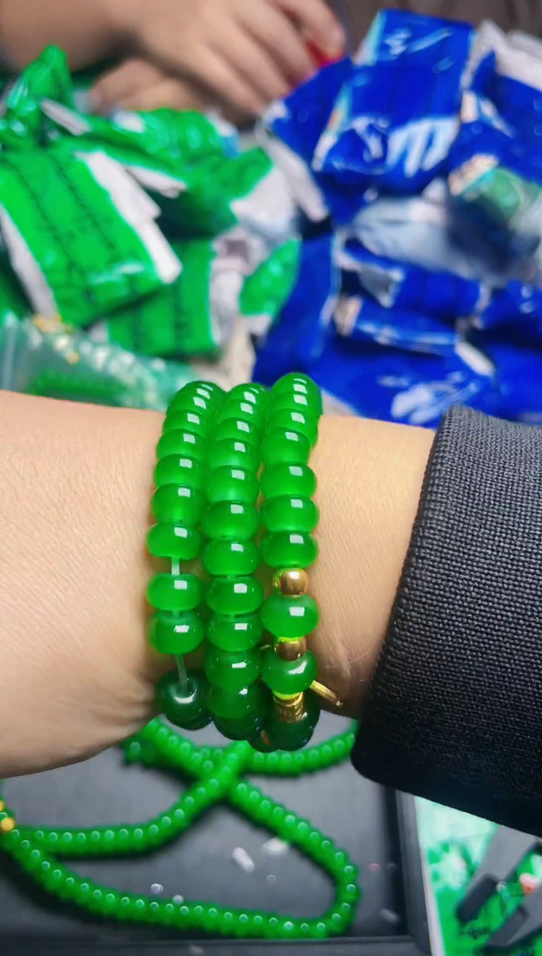 强子收货--所见即所得--多样性发货--绿色算盘珠