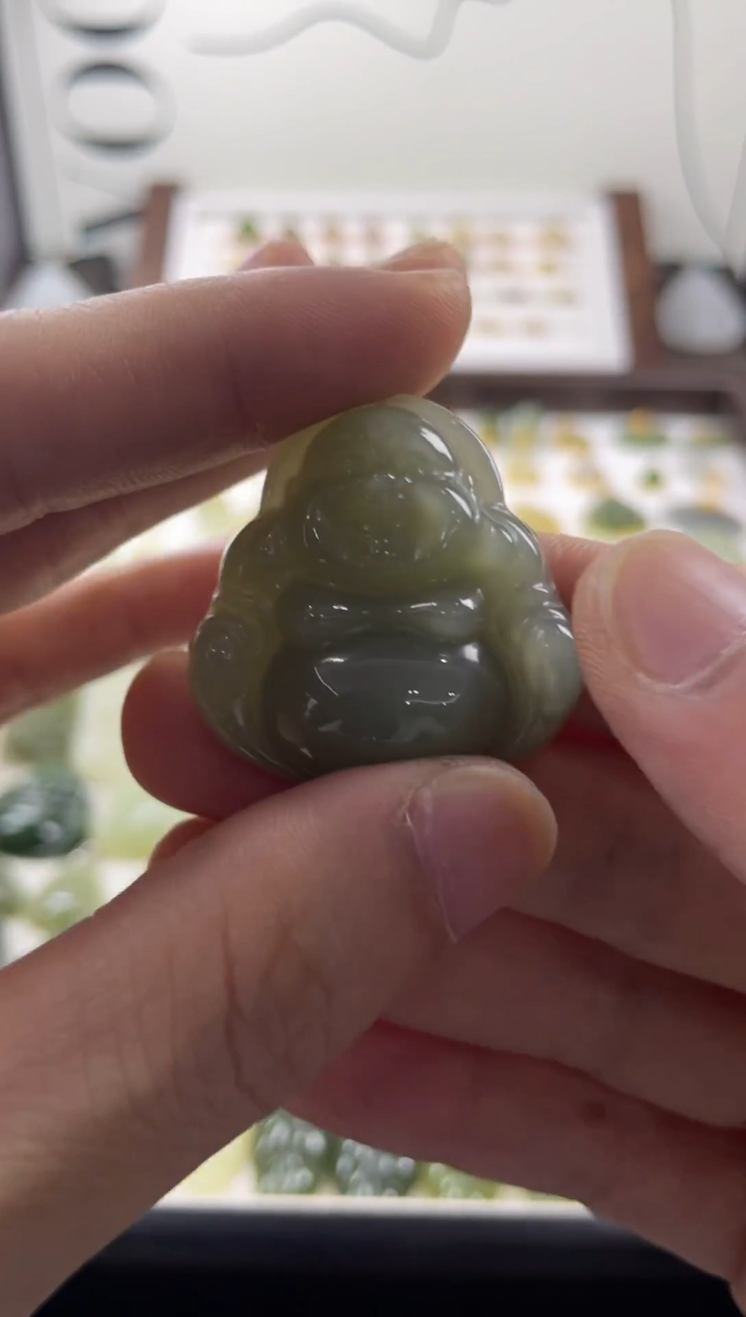 吊坠(不含链)银S925镶嵌和田玉1