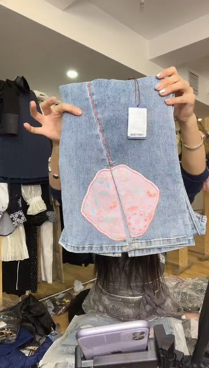 2XL码   145斤  牛仔裤