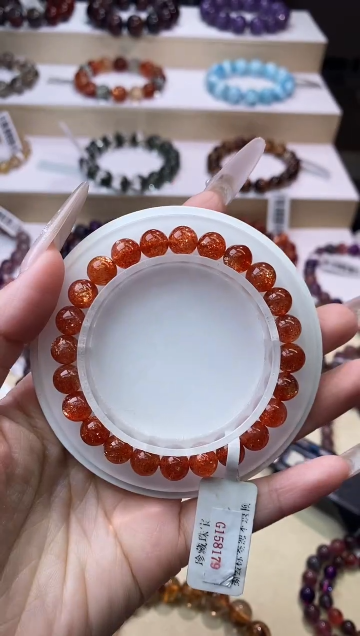 【闪购商品】日光石手链未镶嵌金太阳单圈7m+