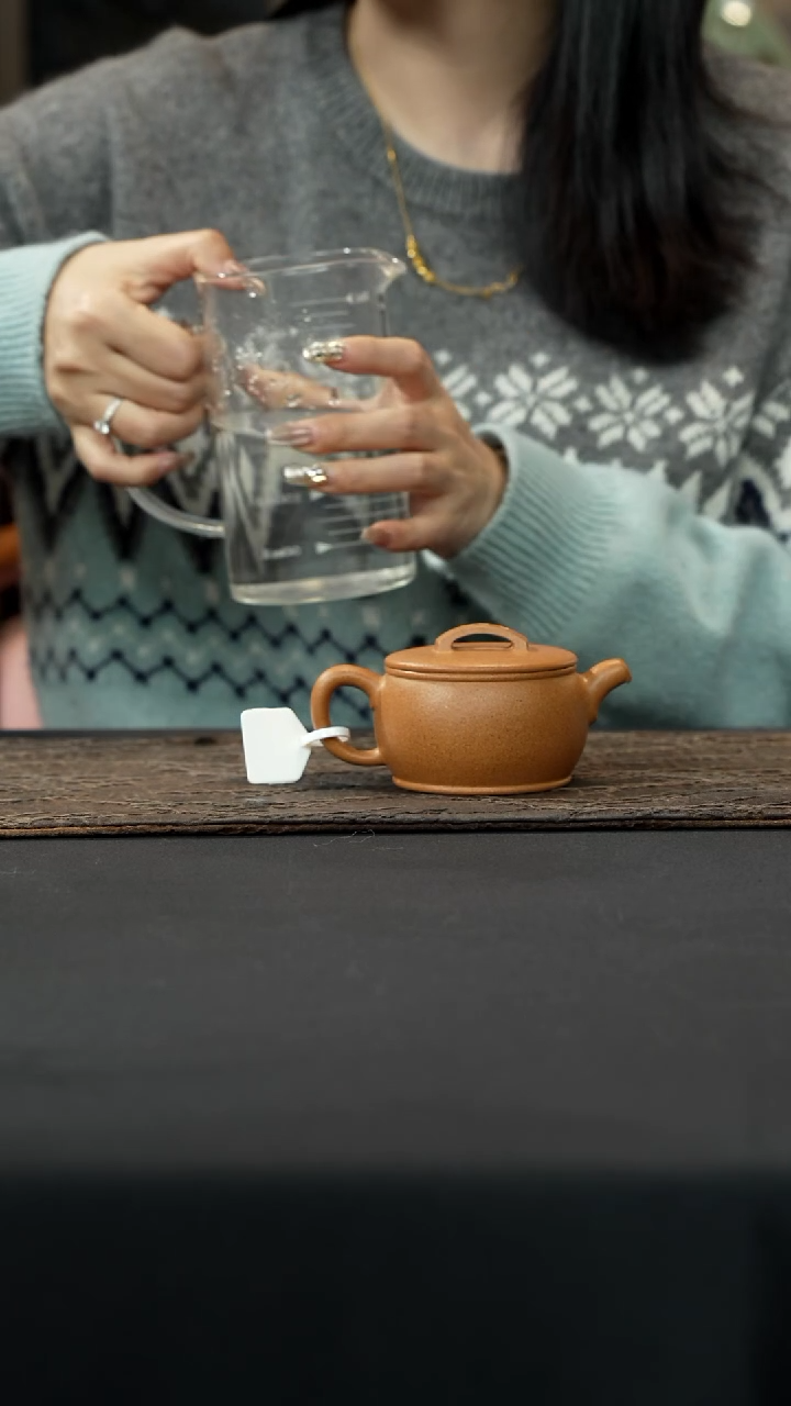 【闪购商品】紫砂茶壶传统汉瓦壶黄降坡150cc