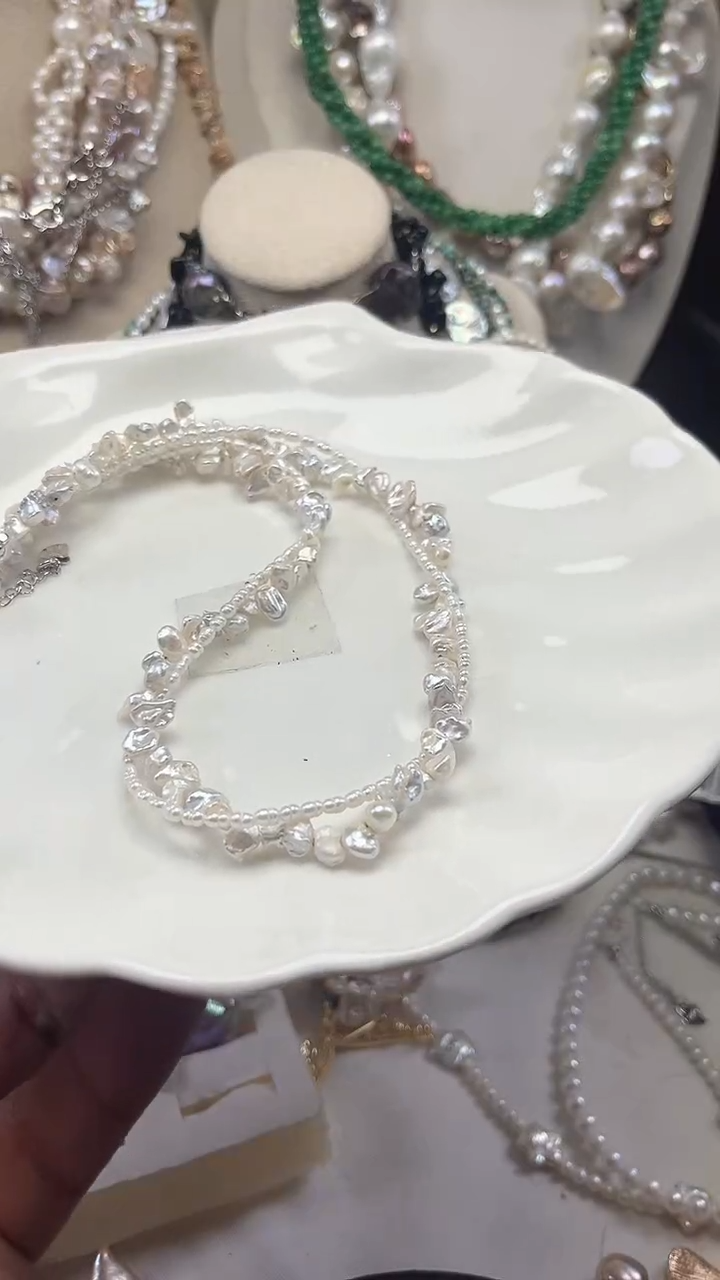 未镶嵌项链淡水珍珠【纯恬珠宝】